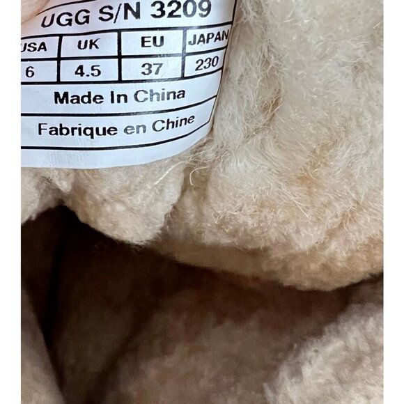 Ugg Savanna Clog Boots Women's Black Leather Knee High Size 6  Sheepskin Lined - Picture 9 of 16